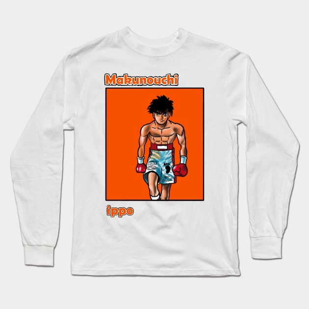 Ippo makunouchi Long Sleeve T-Shirt by Damsos_store